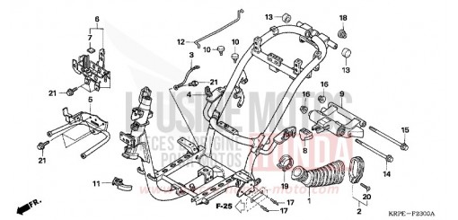 CARROSSERIE DE CHASSIS SCV100F5 de 2005